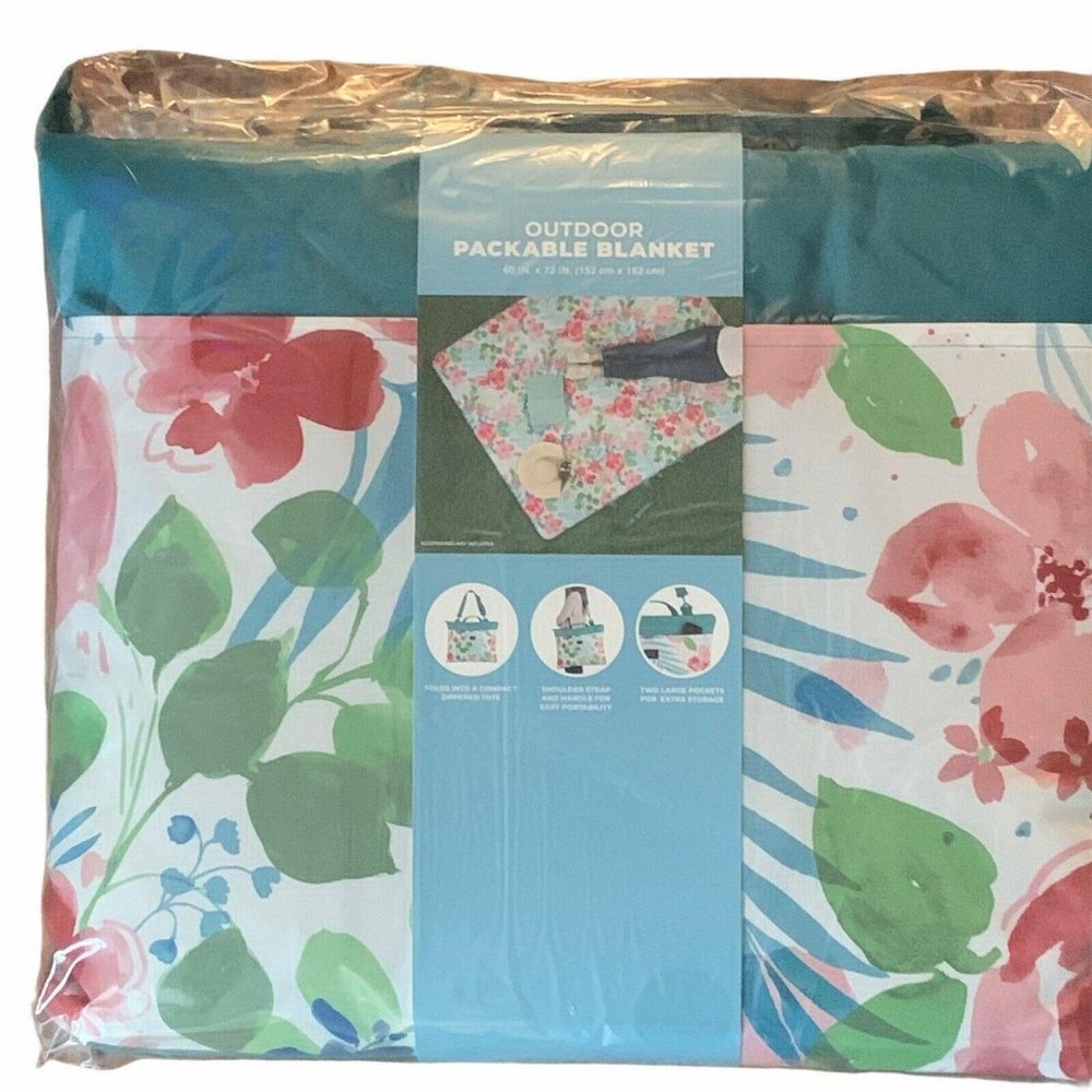 BHF Outdoor Packable Blanket Floral